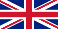 Landesflagge des vereinigten Königreiches.